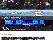 Tablet Screenshot of keyevents.com