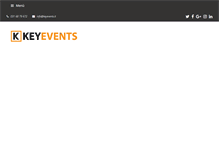 Tablet Screenshot of keyevents.it